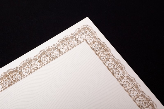 Noble Yellow Natural Parchment Paper Horizontal Or Vertical Version Available