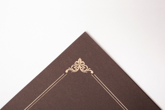 Parchment Paper Folder For Keeping Certificates OEM / ODM Services Supported