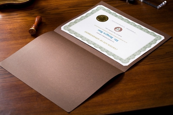 318x247mm Award Certificate Holders / Certificate Jackets Parchment Material Made