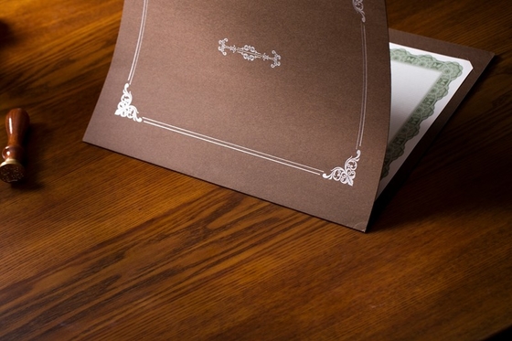318x247mm Award Certificate Holders / Certificate Jackets Parchment Material Made