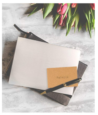 Mini Brown Invitation Envelopes / Greeting Card Envelopes Kraft 130gsm Material Made