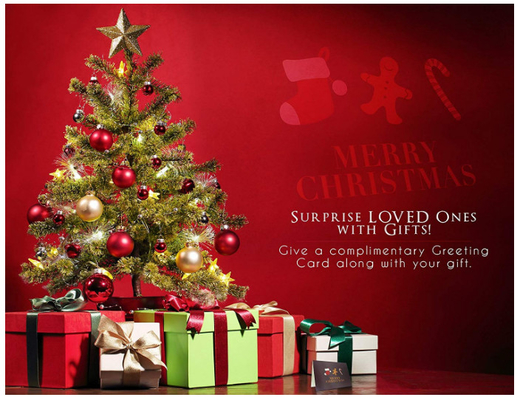 Winter Holiday Greeting Cards , Retro Modern Design Merry Christmas Card