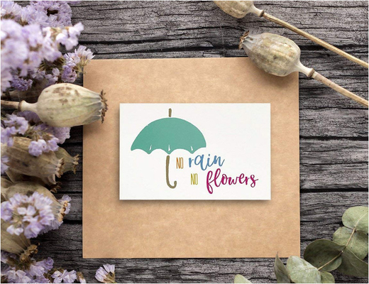 6 Types Unique Holiday Cards / Inspiring Motivational Cards With Envelopes