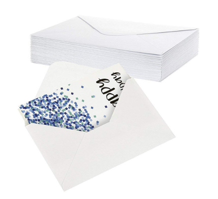 Paper Holiday Greeting Cards , Confetti Design Birthday Greeting Cards