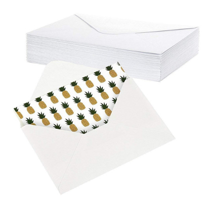 4x6 Inch Holiday Greeting Cards Pineapple / Palm Tree / Triangle Pattern Available