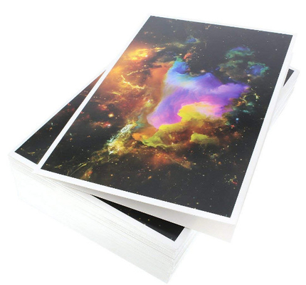 Multicolored 4x6'' Happy Holidays Card Cosmic Designs Envelopes Included