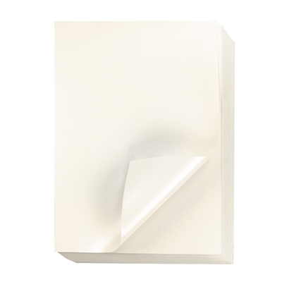 Ivory Metallic Cardstock Plain Stationery Paper , Double Sided Blank Letterhead Paper