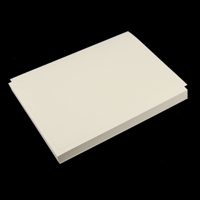 Ivory Metallic Cardstock Plain Stationery Paper , Double Sided Blank Letterhead Paper