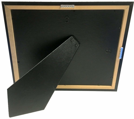 Self Standing Black Certificate Frames Wood Material Double Licenses Use