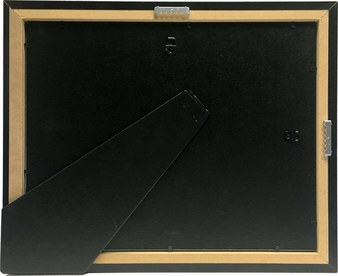 Self Standing Black Certificate Frames Wood Material Double Licenses Use