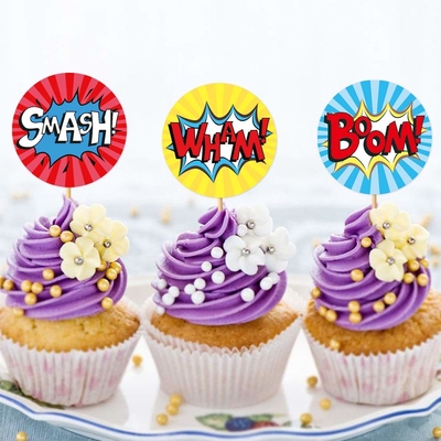 Superhero Perforated Adhesive Labels 200pcs Halloween Party / School Use