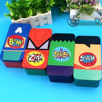Superhero Perforated Adhesive Labels 200pcs Halloween Party / School Use