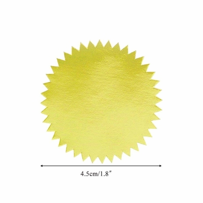 100pcs Gold Foil Seals Self - Adhesive For Book / Personalized Monogram Embossers